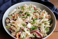Refreshing Honey Lime Slaw