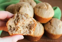 Tangy Sourdough Banana Muffins