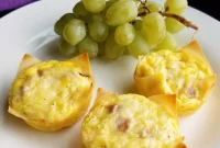 Savory Ham and Cheese Quiche Bites