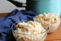 Golden Banana Rice Pudding