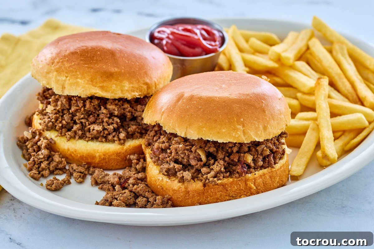 Two maid rites served with fries and ketchup, ready to eat.
