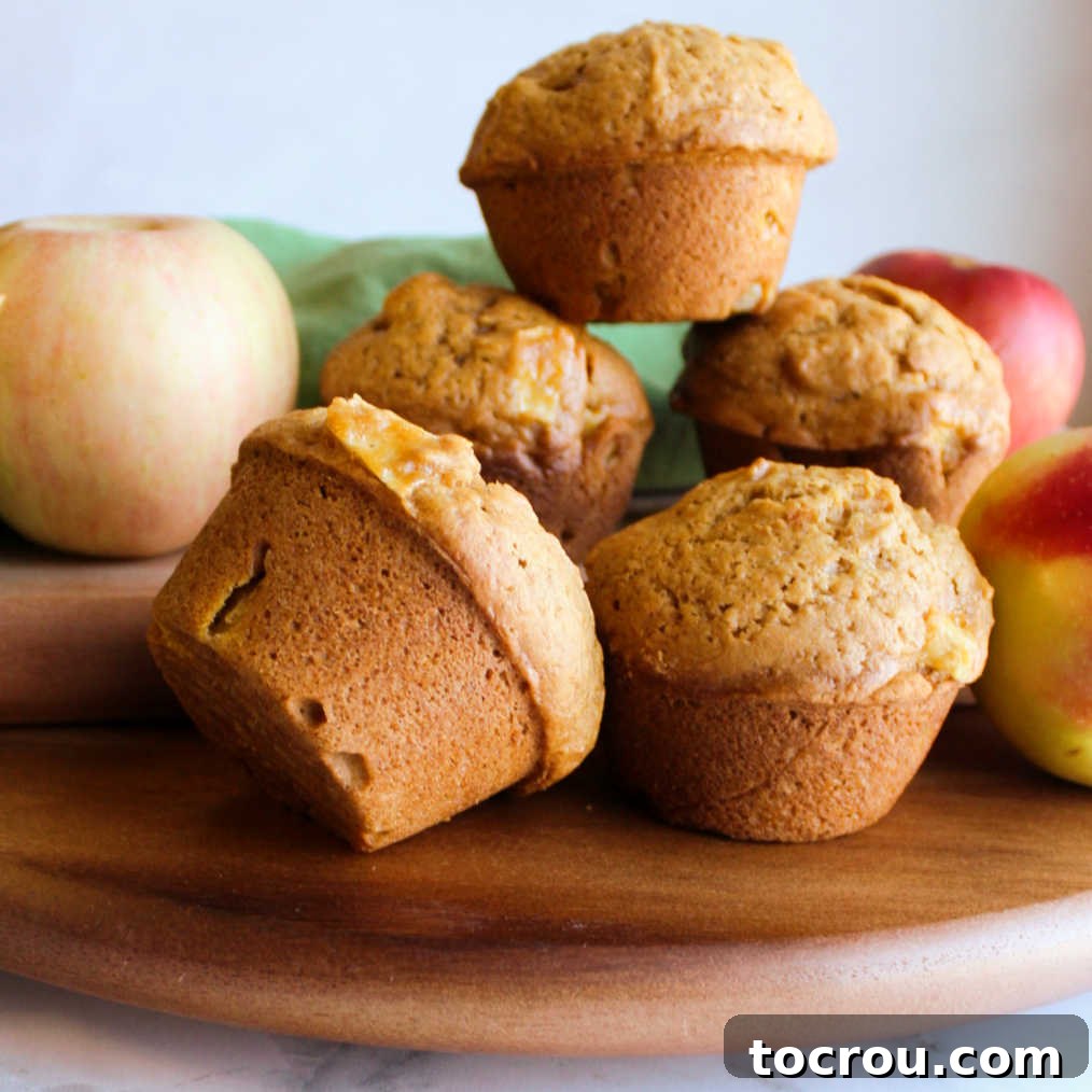 stack of pumpkin muffins ready to eat.