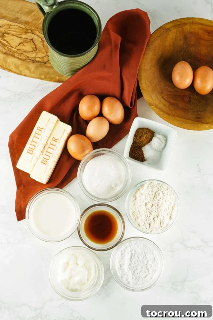 Espresso Pound Cake 3 Ingredients to make coffee flavored pound cake.