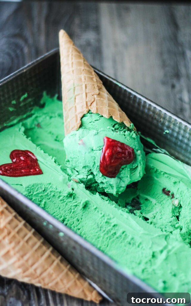 Ready to Eat Grinch Ice Cream Mint grinch ice cream ready to eat.