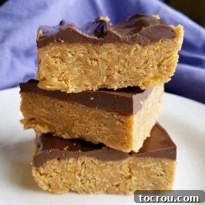 A delectable stack of peanut butter corn flake squares, featuring a luscious chocolate topping and a perfect balance of textures.