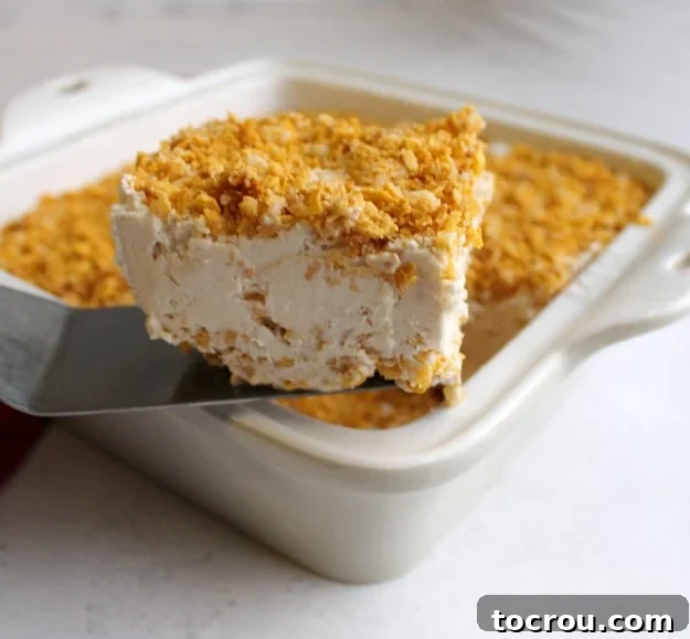 Fried ice cream bars with crunchy cornflake topping and crust