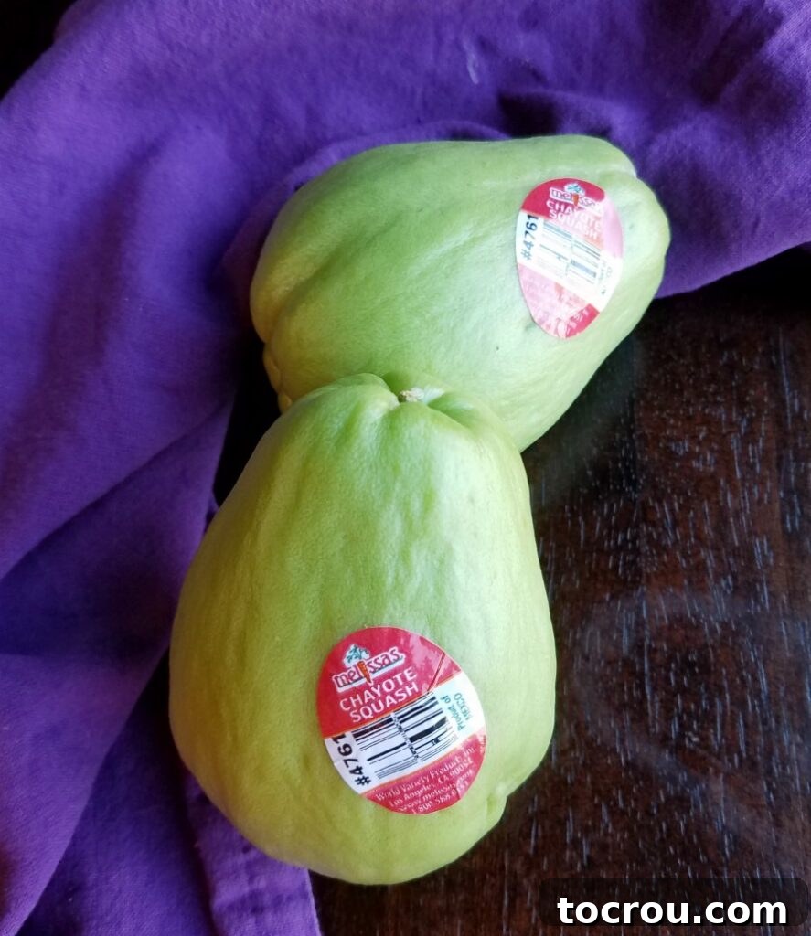 Sheet Pan Fiesta Breakfast 2 Two green chayote squash.