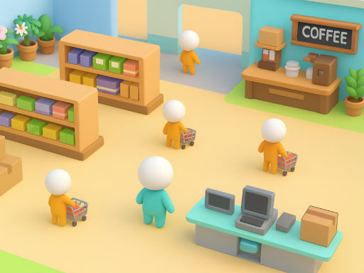 Großer Supermarkt-Simulator