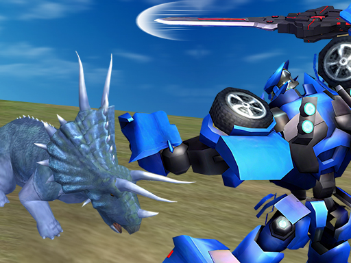 Kampf zwischen Dinosauriern aus der Jurazeit