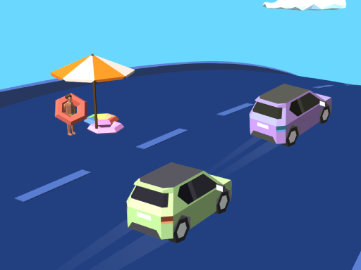 Der LKW ist durchgebrannt