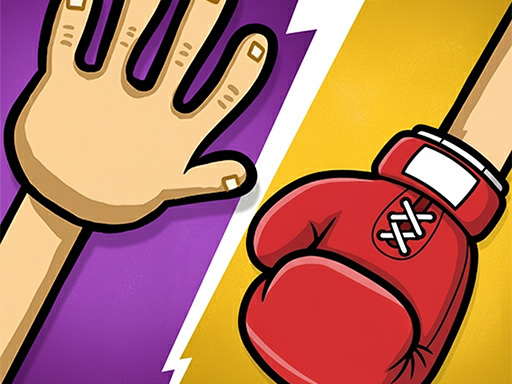 Zwei-Spieler-Spiel „Rote Hände“