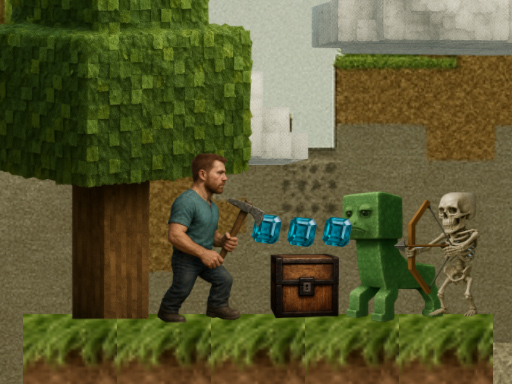 Ultrarealistisches Blockcraft